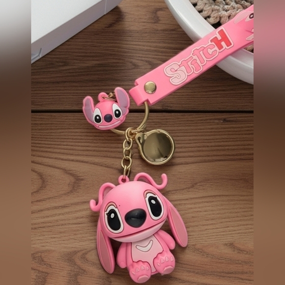 Disney Angel From Stitch Keychain/Phone Charm - Picture 1 of 2